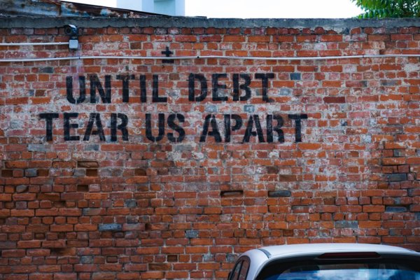 slogan on wall