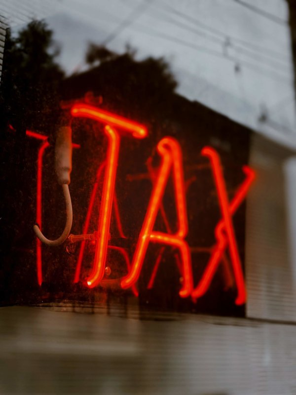 tax sign