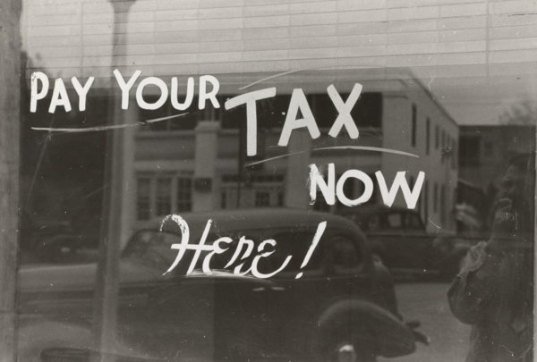 tax in window